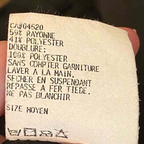 Nancy Bolen Funky Vintage Patchwork Blazer Women's Size Medium Button Down - Picture 6 of 6